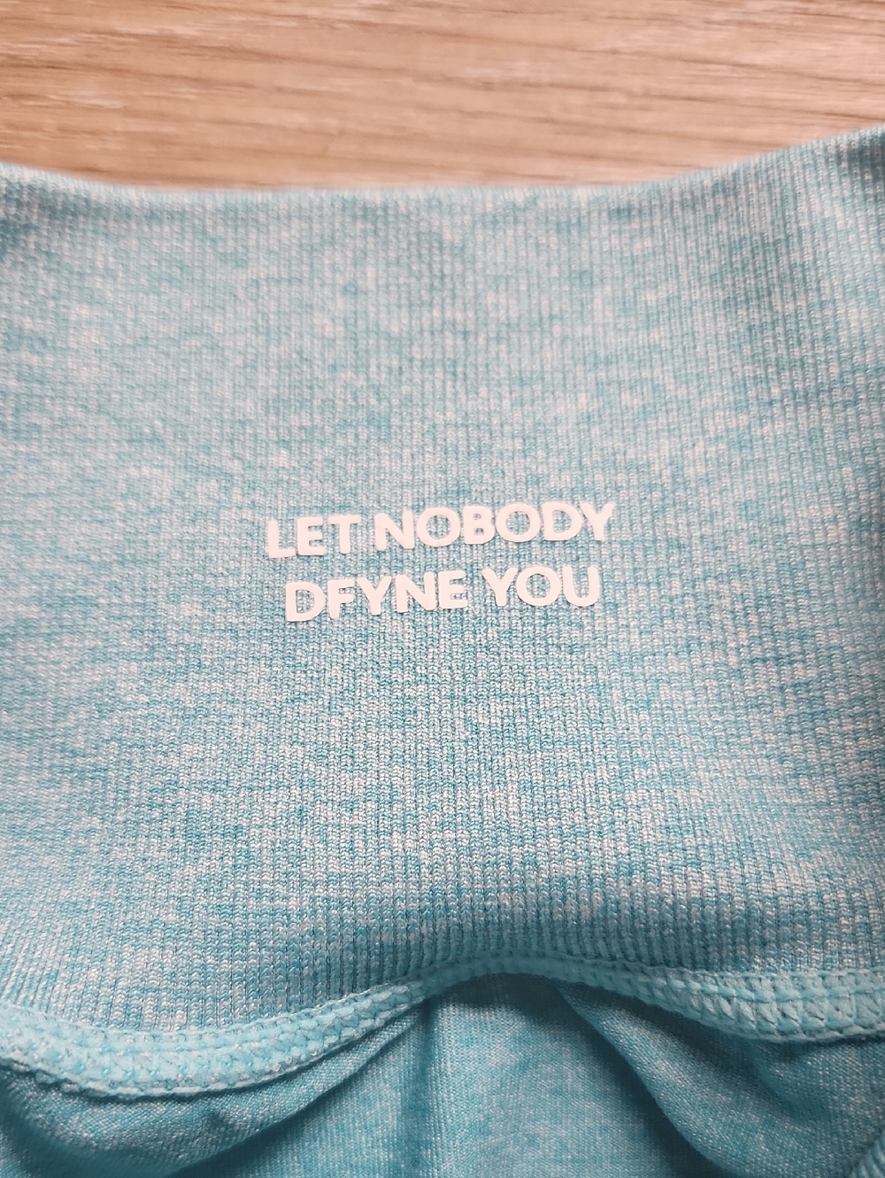 DFYNE  Hannah Pearson Teal Athletic Shorts M 4.5" Length - Picture 3 of 3